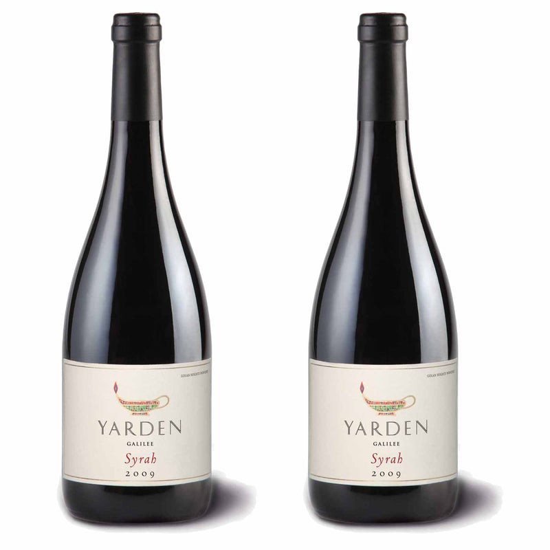 Kit 2x Vinhos Tinto Israel Kosher Yarden Hermon Syrah 2x017