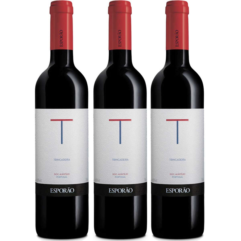 Kit 6x Vinhos Tintos Português Esporão Trincadeira 2018 750ml