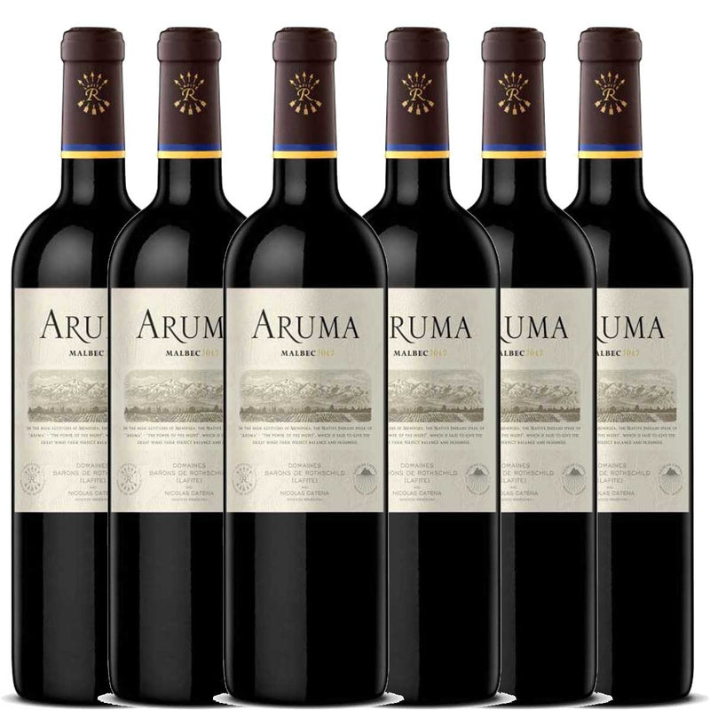 Kit 3x Vinhos Argentino Aruma Catena & Rothschild Malbec 2017