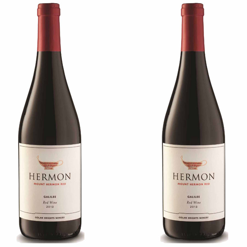 Kit 2x Vinho Tinto Israelense Kosher Yarden Mount Hermon 2019