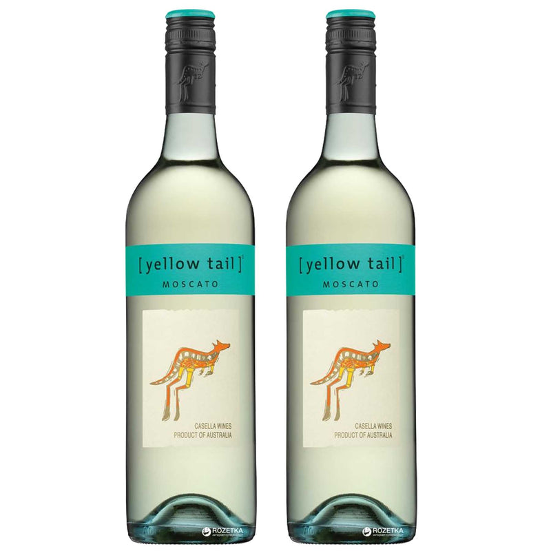 Kit 2x Vinhos Brancos Australiano Moscato Yellow Tail