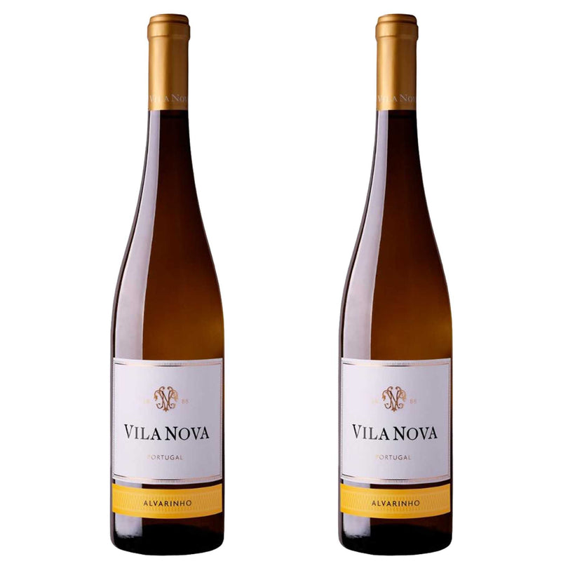 Kit 2x Vinhos Brancos Português Verde Vila Nova Alvarinho 2019