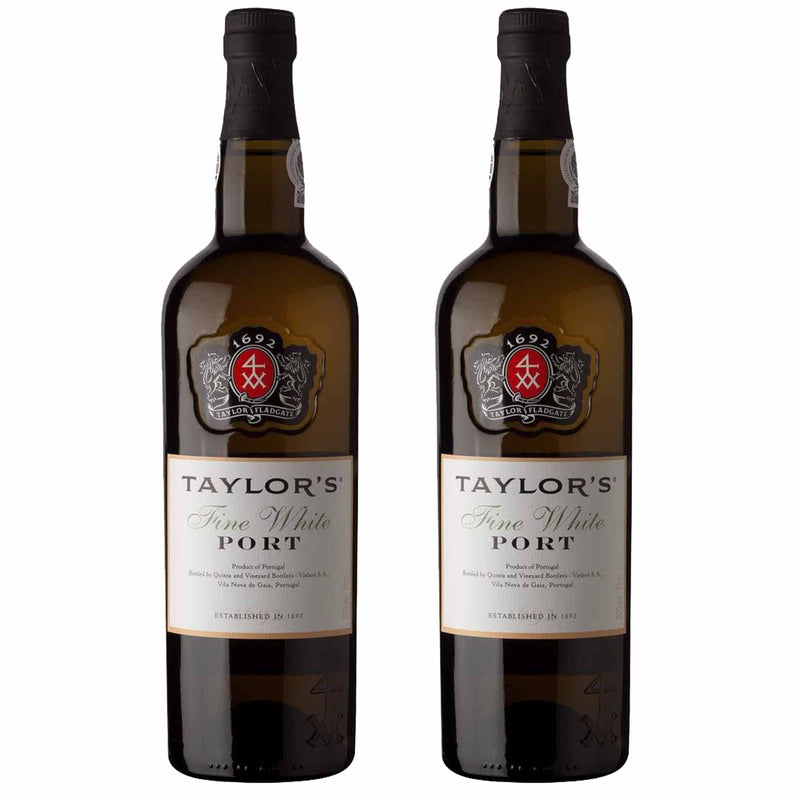 Kit 2x Vinhos do Porto Branco Taylor's White Fine Douro 750ml