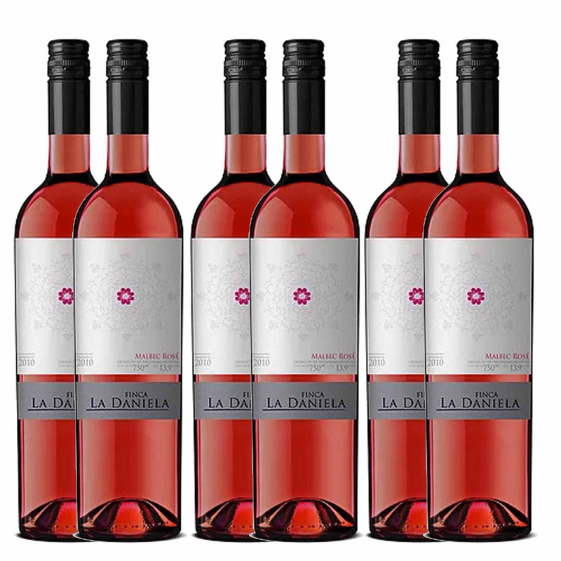 Kit 6x Vinhos Tintos Argentino Finca La Daniela Rosé de Malbec