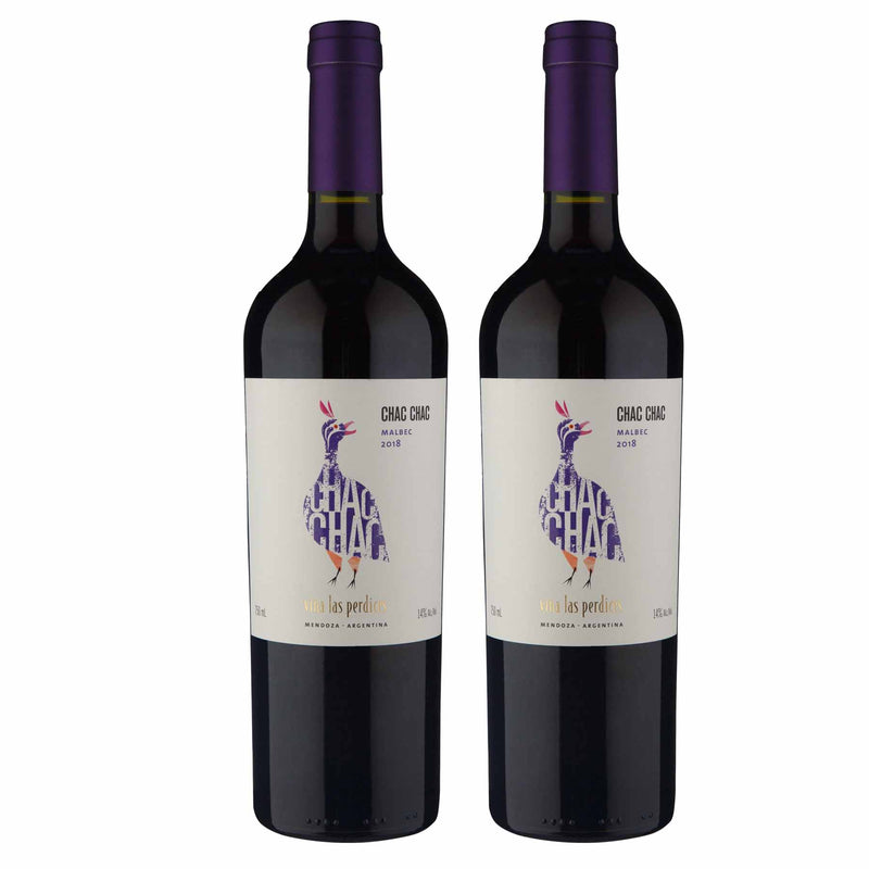 Kit 2x Vinhos Tinto Argentino Chac Chac Malbec 2019