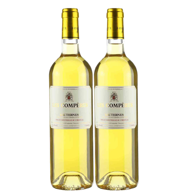 Kit 2x Vinhos Brancos Francês Sauternes C. Des Comperes 2016