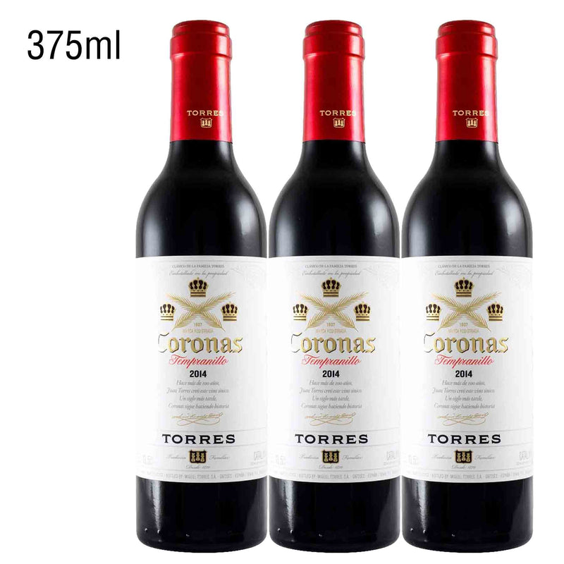 Kit 3x Vinhos Tintos Espanhol Tempranillo Coronas 3x75ML 2017