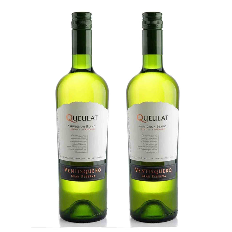 Kit 2x Vinhos Chileno Queulat Gran Reserva Sauvignon Blanc