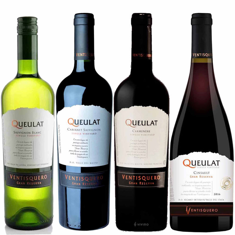 Kit Vinhos Chilenos Gran Reserva Queulat Ventisquero 4Un