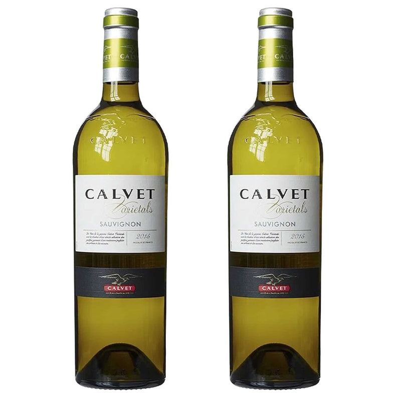 Kit 2x Vinhos Brancos Francês Calvet Sauvignon Blanc 2019