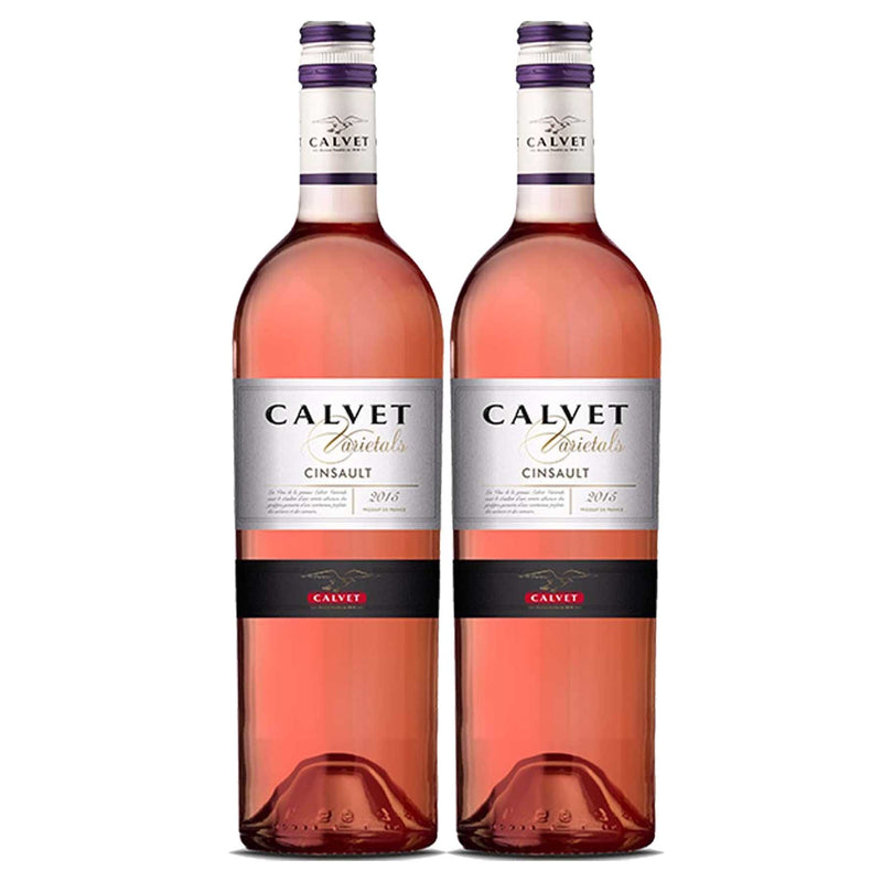 Kit 2x Vinhos Francês Rose Calvet Cinsault 2019 750ml