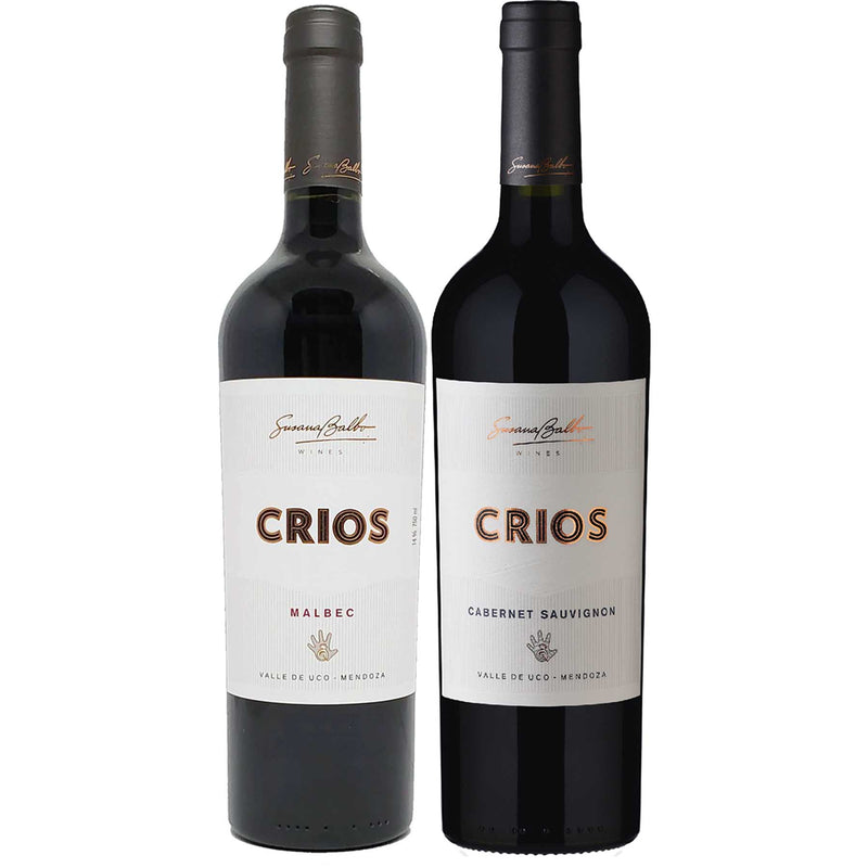 Kit 2x Vinhos Argentinos Susana Balbo Crios Malbec/Cabernet Sauvignon