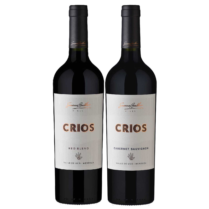 Kit 2x Vinhos Argentinos Susana Balbo Crios Cabernet Sauvignon/Red Blend