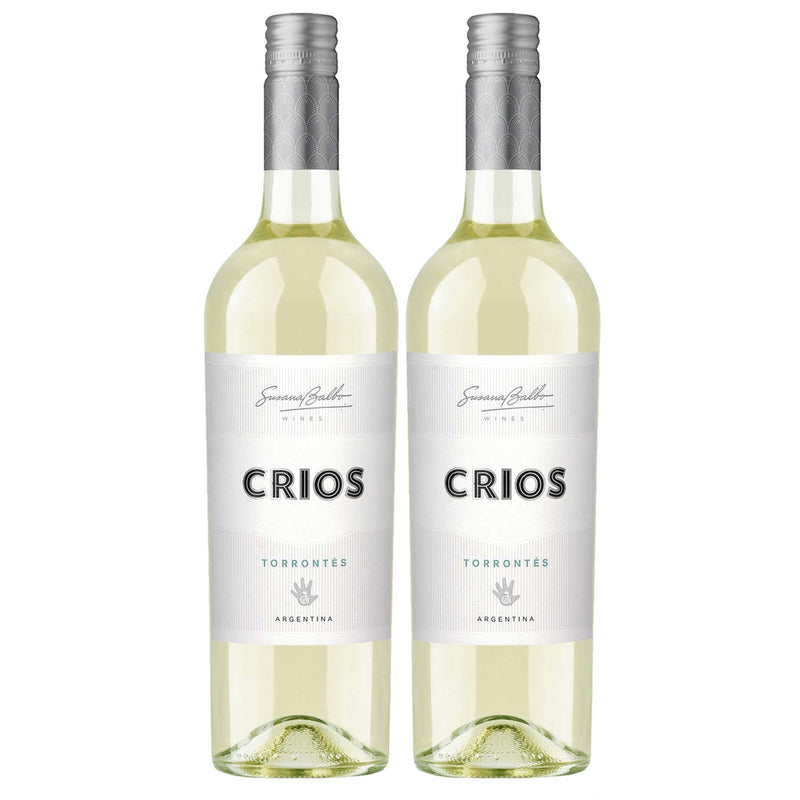 Kit 2x Vinhos Brancos Argentino Susana Balbo Torrontés Crios 2020