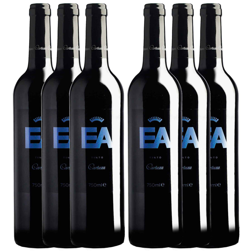 Kit 6x Vinhos Tintos Português Alentejano Cartuxa EA 750ml