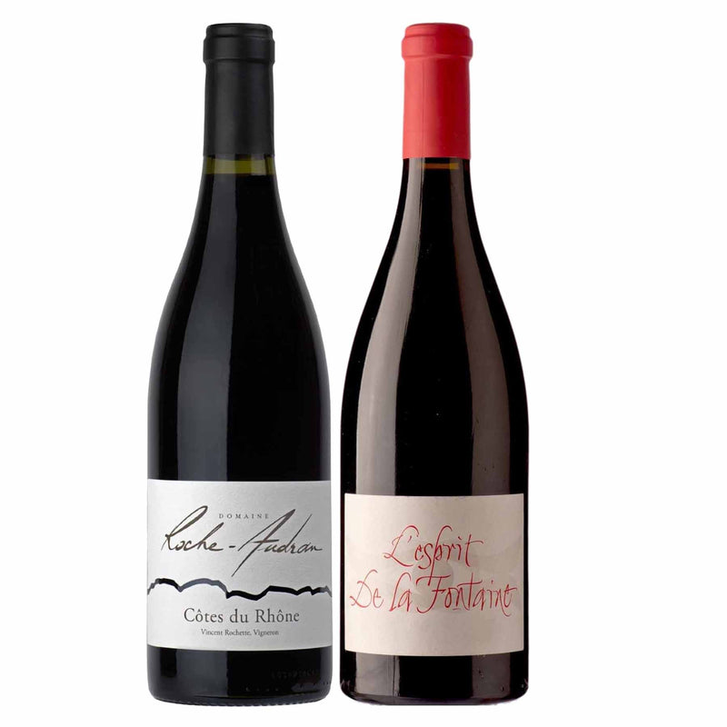 Kit 2x Vinhos Franceses Côte du Rhone e Languedoc