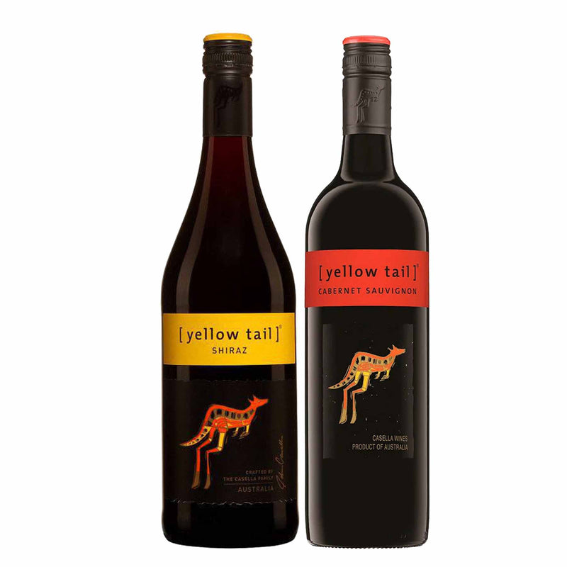 Kit 2x Vinhos Australiano Yellow Tail Shiraz/Cabernet 2019