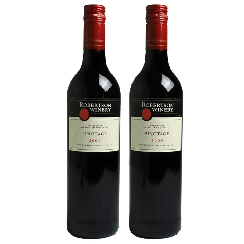 Kit 2x Vinhos Tintos Sul-Africano Robertson Pinotage 2018