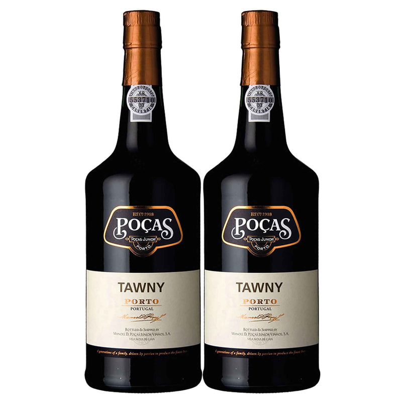 Kit 2x Vinhos do Porto Tintos Português Poças Tawny