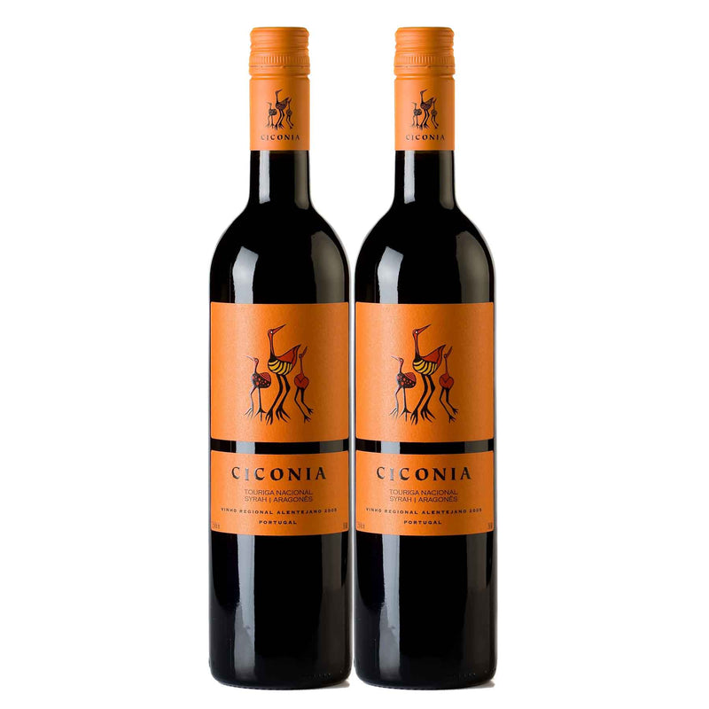 Kit 2x Vinhos Tintos Português Ciconia Regional Alentejano 2019