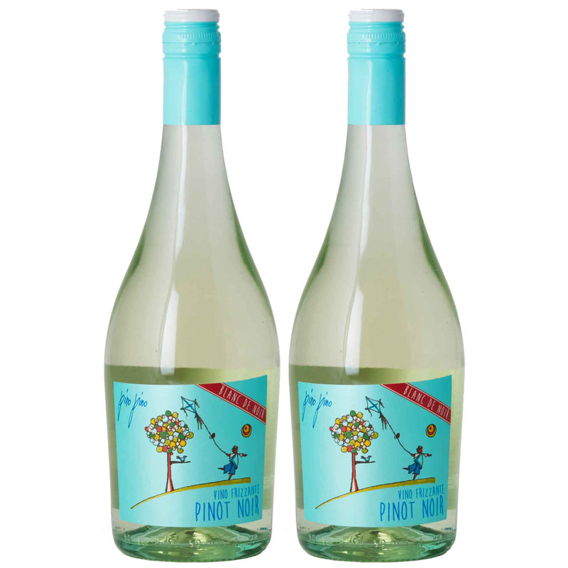 Kit 2x Vinhos Brancos Italiano Frisante Pino Pino Blanc de Noir 750ml