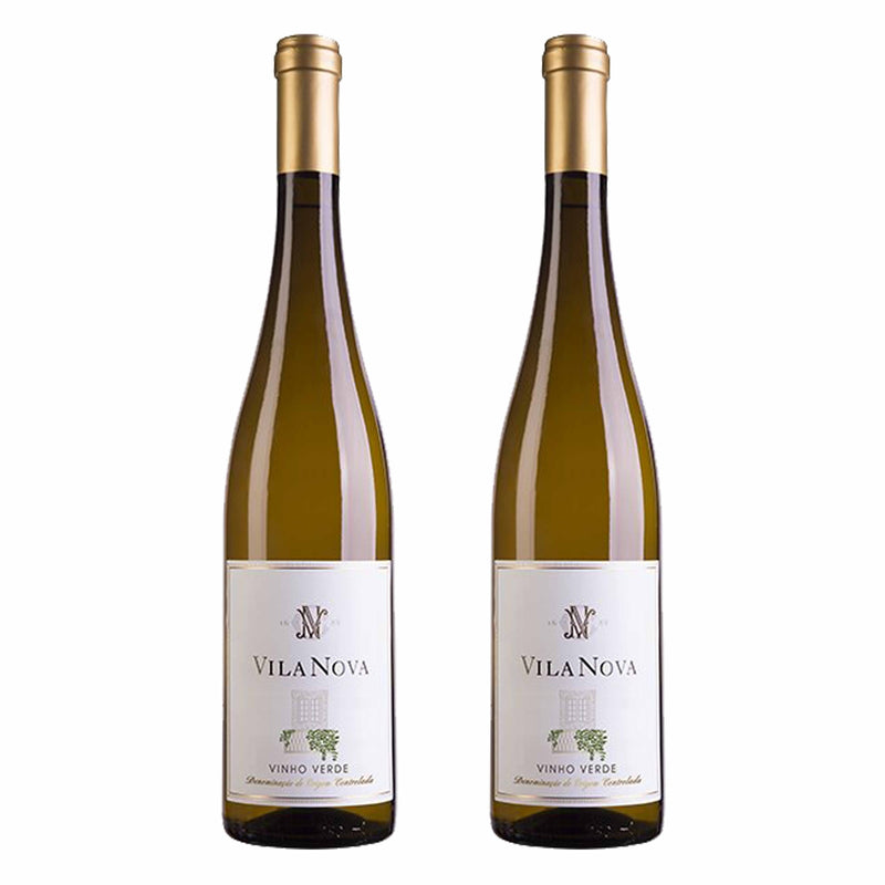 Kit 2x Vinhos Brancos Português Vila Nova Vinhos Verde Blend 2019 750ml