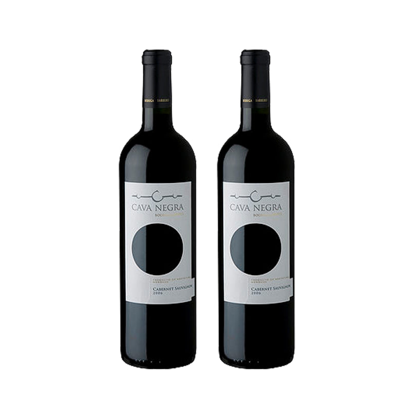 Kit 2x Vinhos Tintos Argentino Cava Negra Cabernet Sauvignon 2019 750ml