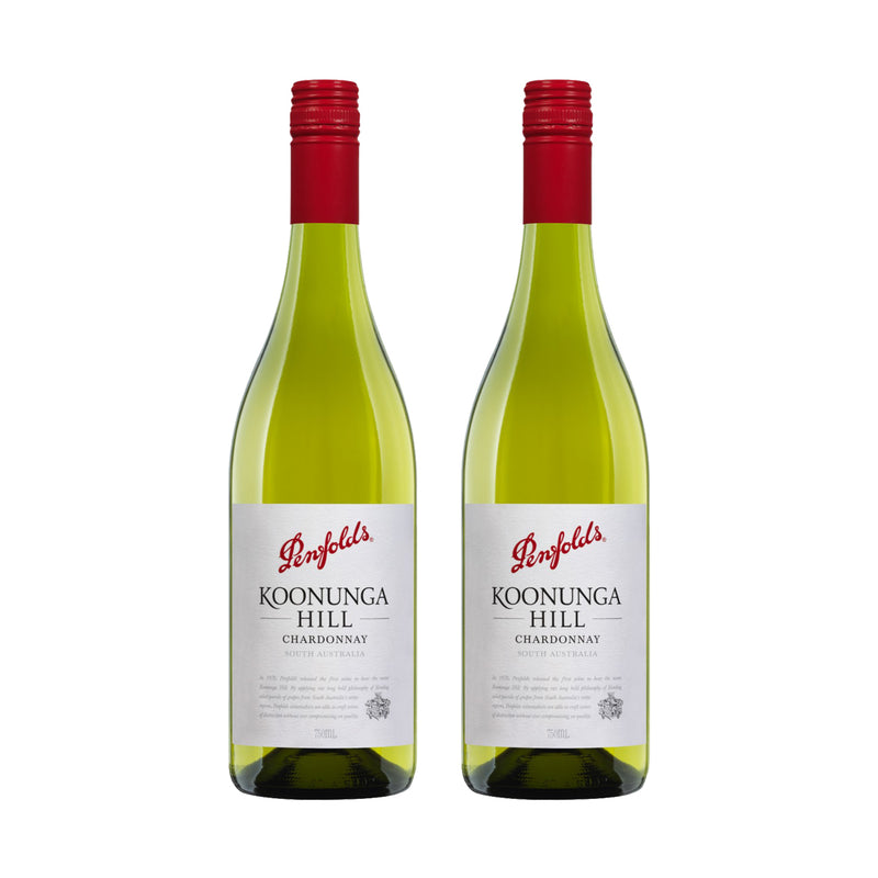 Kit 2x Vinhos Brancos Australiano Penfolds Koonunga Chardonnay