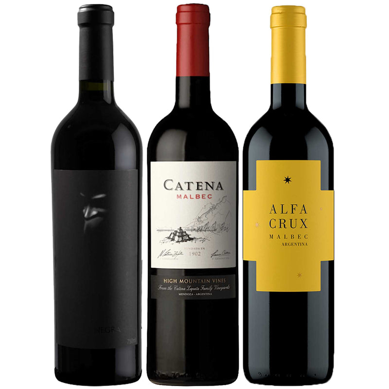 Kit Vinhos Premium Argentinos Malbec Catena+Alfa Crux