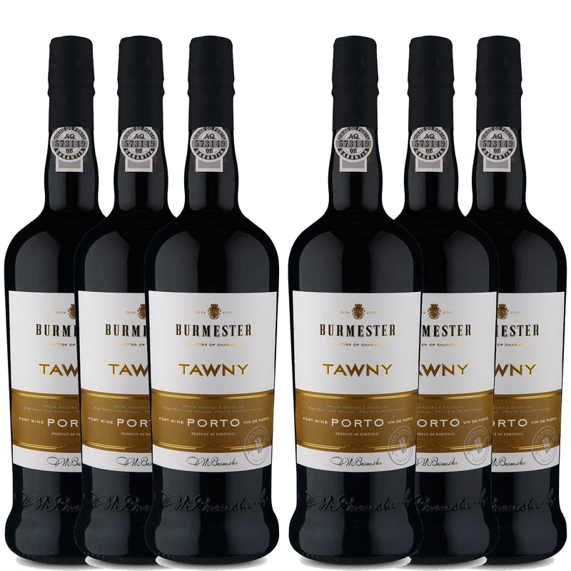 Kit 6x Vinhos Tintos Português do Porto Burmester Tawny