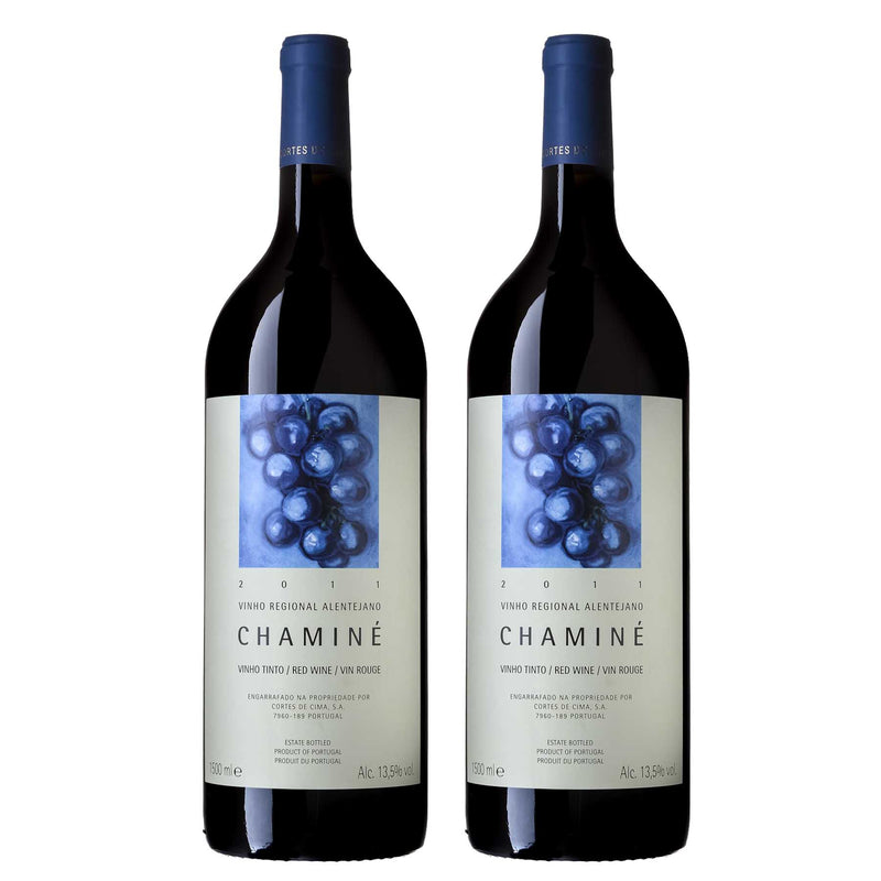 Kit 2x Vinhos Tintos Português Chaminé Tintos 3L Magnum 2018