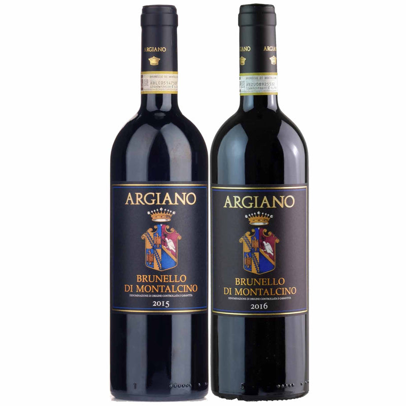 Kit Vinhos Brunello Di Montalcino DOCG 2 Gf Vertical 2015 e 2016