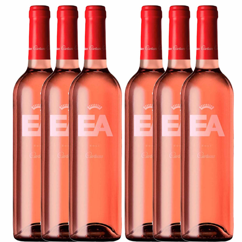 Kit 6x Vinhos Rosé Português Cartuxa EA Alentejo 2020 750ml