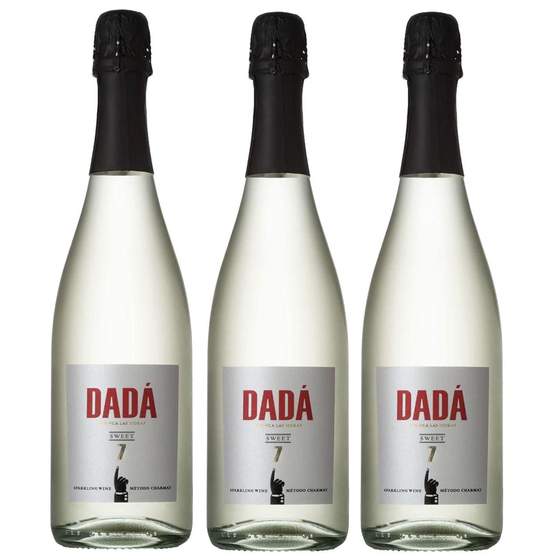 Kit 3x Vinhos Espumante Dada de Finca Las Moras N°7 White Sweet