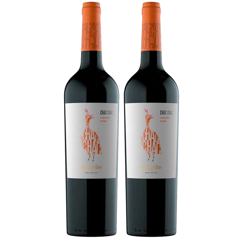 Kit 2x Vinhos Tinto Argentino Chac Chac Cabernet Franc 2019