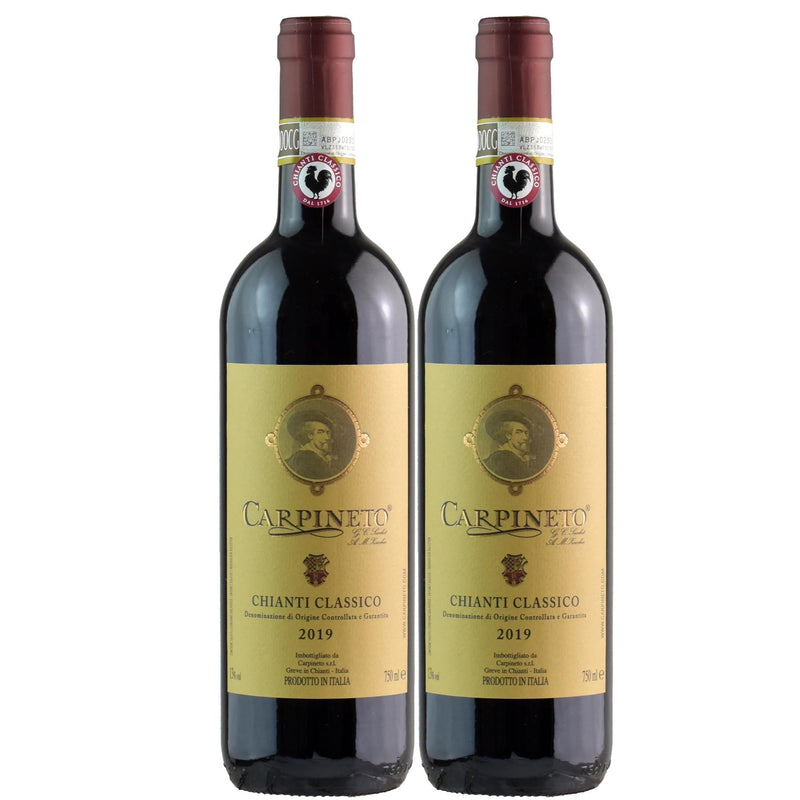 Kit 2x Vinhos Tinto Italiano Carpineto D.O.C.G. Chianti Classico 2019