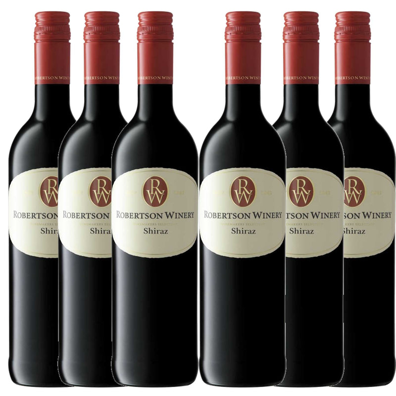 Kit 6x Vinhos Tintos Sul-Africano Robertson Shiraz 2019