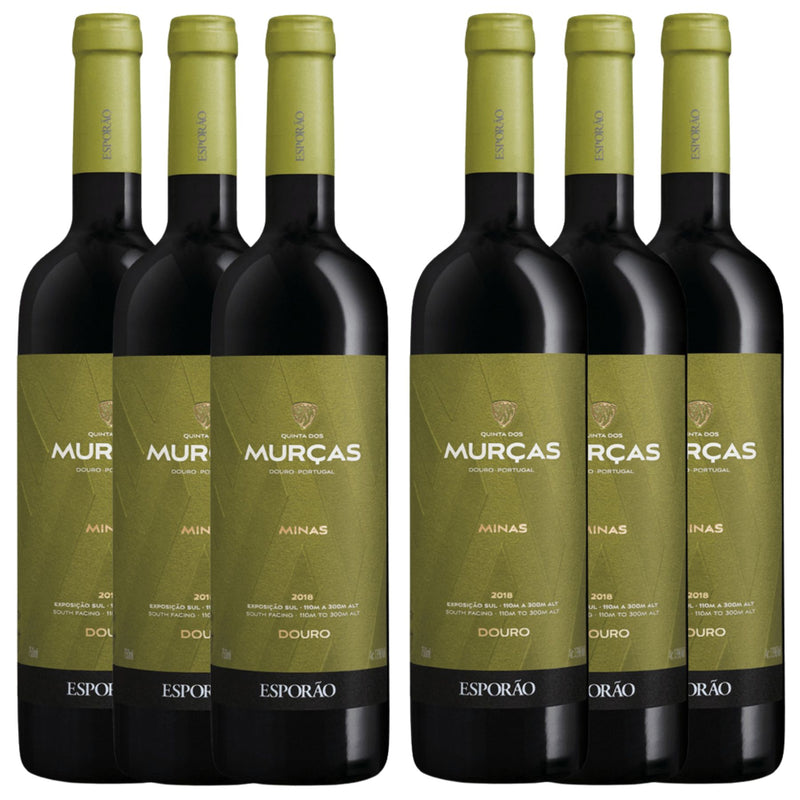 Kit 6x Vinhos Tintos Portugueses Esporão Quinta dos Murças