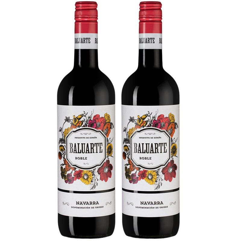 Kit 2x Vinhos Tintos Baluarte Roble 2019 Gran Feudo