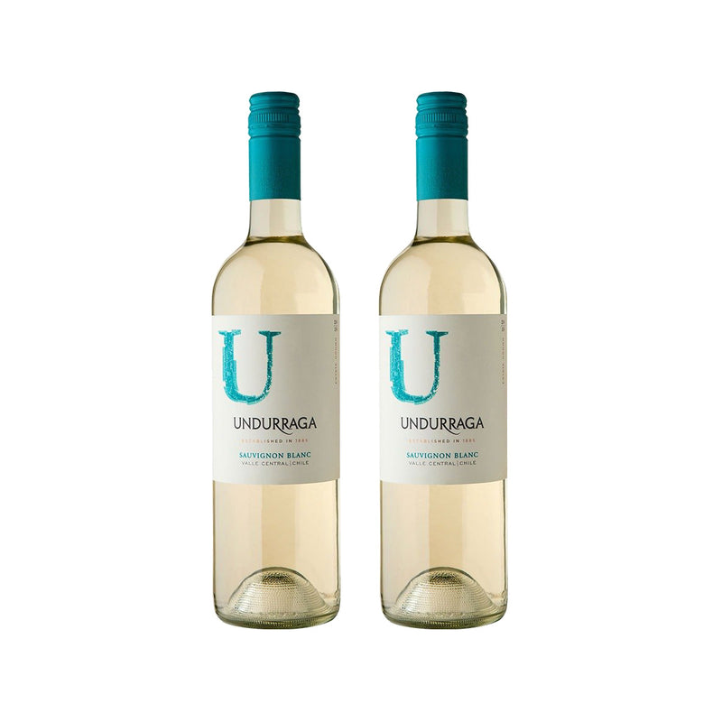 Kit 2x Vinhos Brancos Chileno Undurraga U Sauvignon Blanc 2021