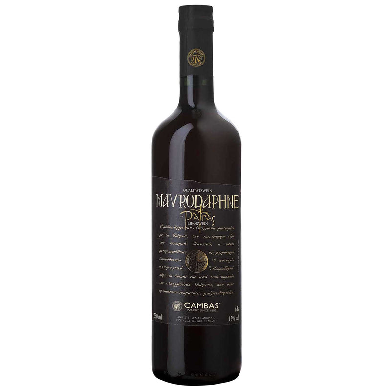 Vinho Tinto Grego Licoroso Doce Mavrodaphne Cambas