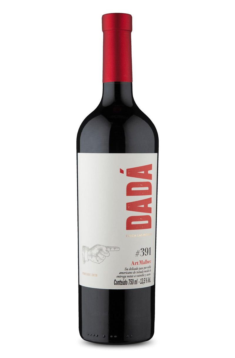 Vinho Tinto Argentino Finca Las Moras Dada N° 391 Art Malbec 2020