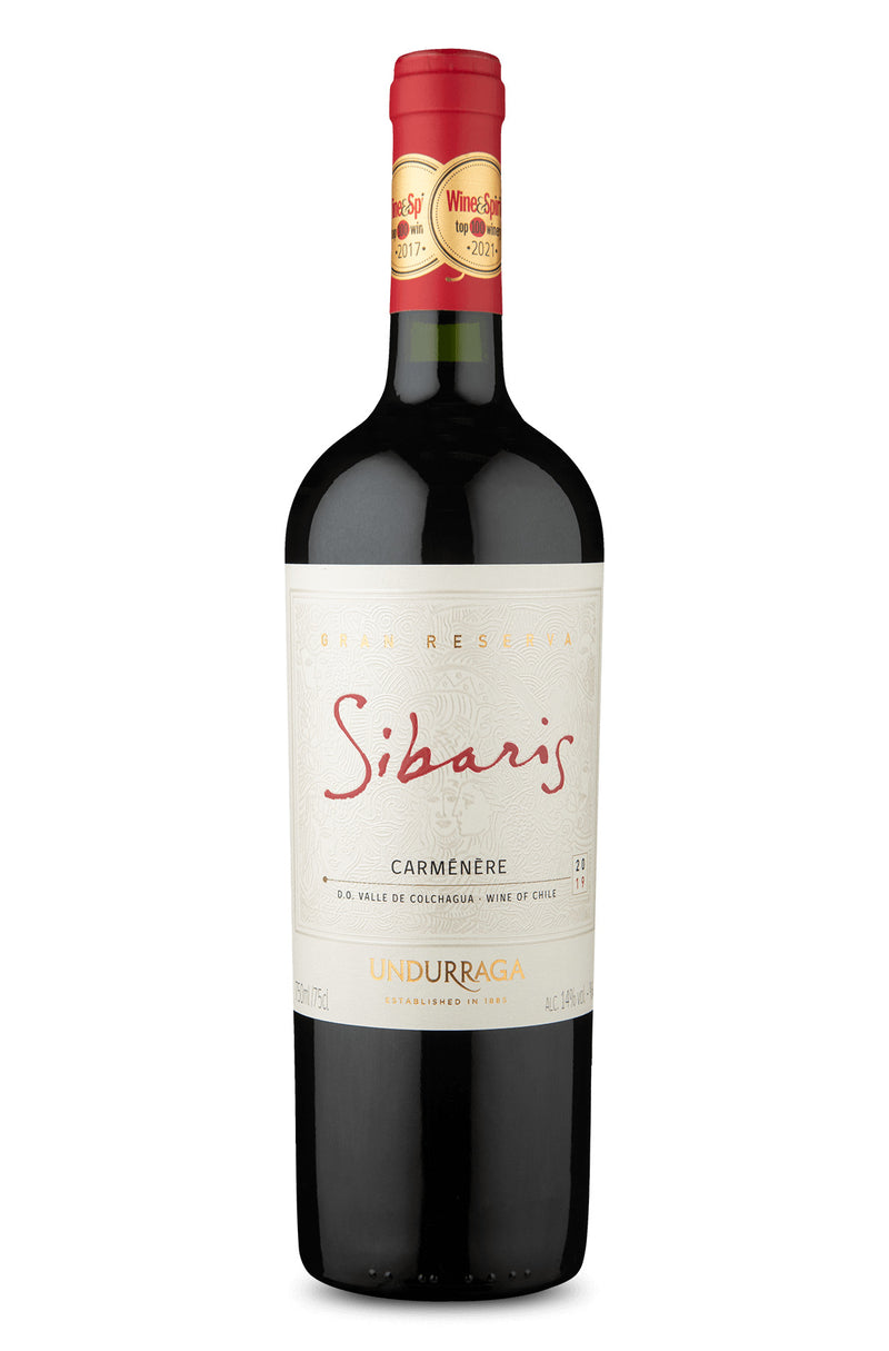 Vinho Tinto Chileno Undurraga Gran Reserva Sibaris Carmenere 2019