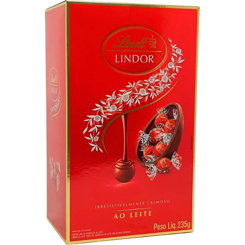 Ovo de Chocolate Ao Leite c/ Bombons Lindt 235g