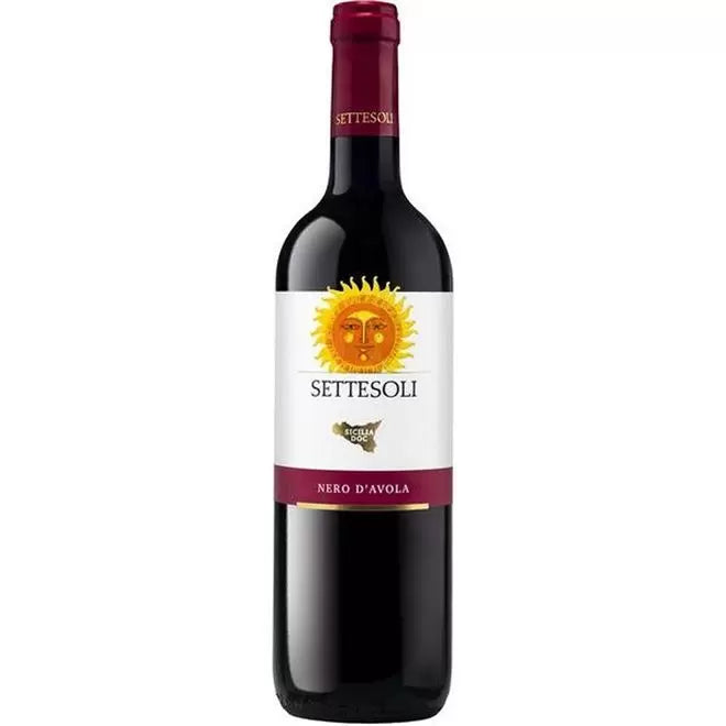 Vinho Tinto Italiano Settesoli Nero D'Avola DOC 2019 750ml