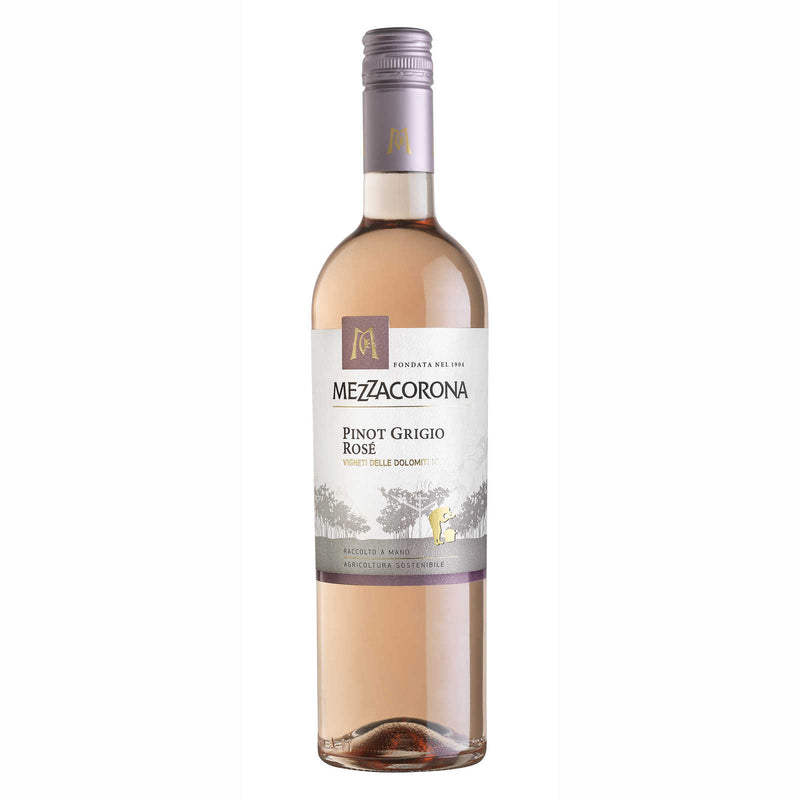 Vinho Rosé Italiano Pinot Grigio Mezzacorona Trentino 2020