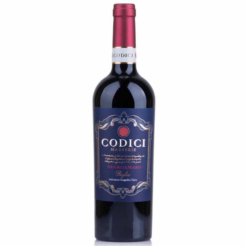 Vinho Tinto Italiano Codici Negroamaro Puglia 750ml